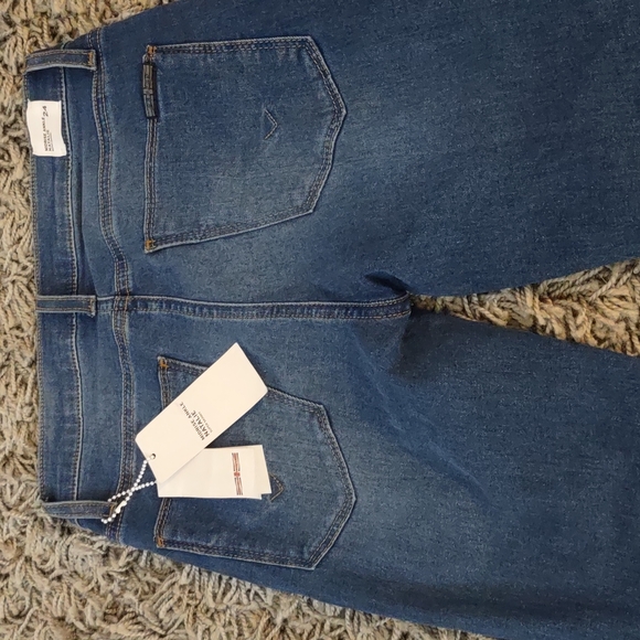 Hudson Midrise Ankle Natalie Super Skinny Blue Jeans New Women's 24 Stretch - Picture 6 of 10